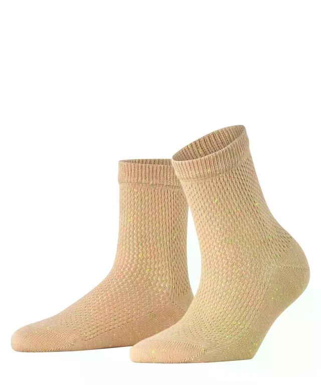 burlington-neon-splash-chaussettes-femme-coton-respirant image 1