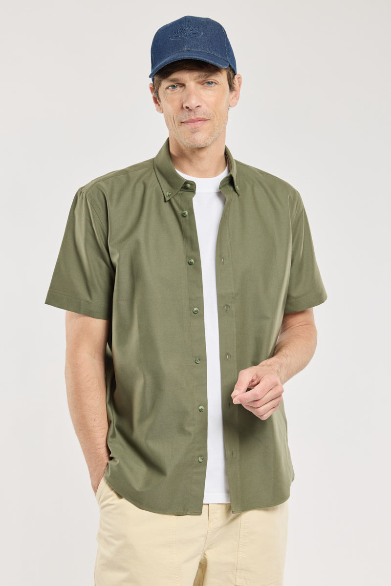 armor-lux-chemise-manches-courtes-homme-coton-popeline image 1
