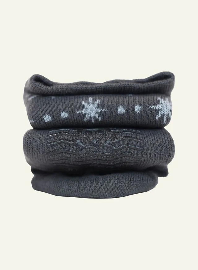 archiduchesse-chauchons-gris-chaussons-chaussettes-bouclette image 1