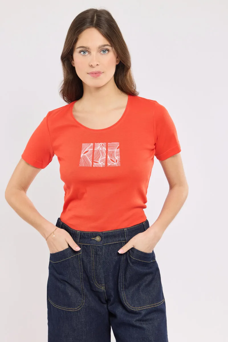 armor-lux-t-shirt-s-rigraphi-femme-coton-l-ger-2 image 1