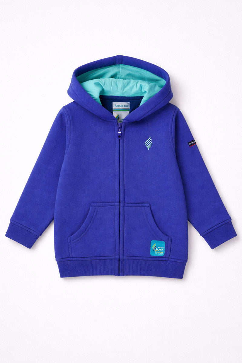 armor-lux-sweat-molletonn-enfant-zipp-route-du-rhum image 1