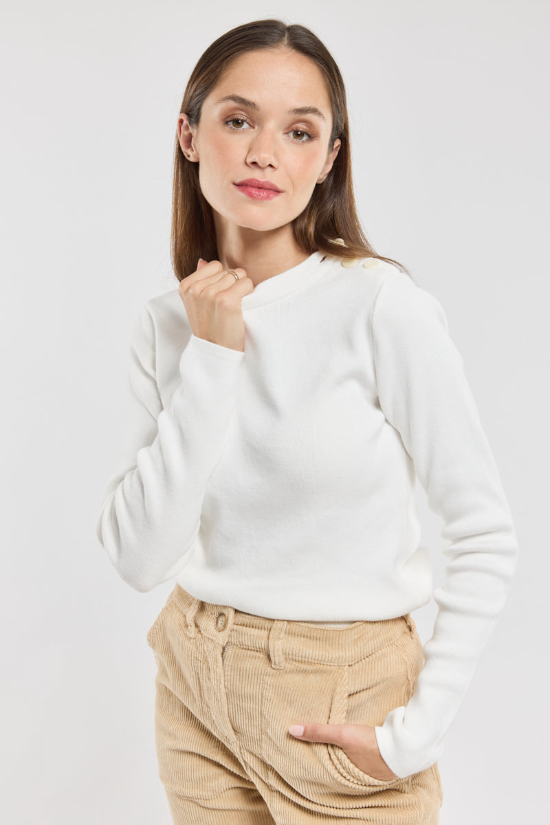 armor-lux-pull-marin-groix-femme-coton-uni image 4