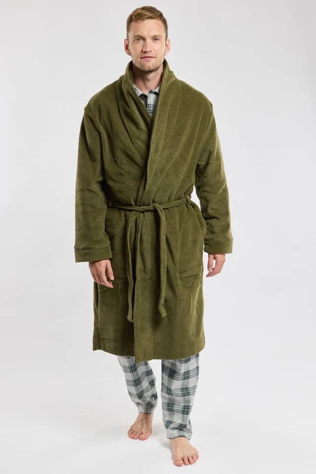 armor-lux-robe-de-chambre-polaire-ceinture-mixte image 1