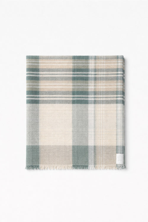 armor-lux-foulard-carreaux-lin-et-coton-70-x-180-cm image 3