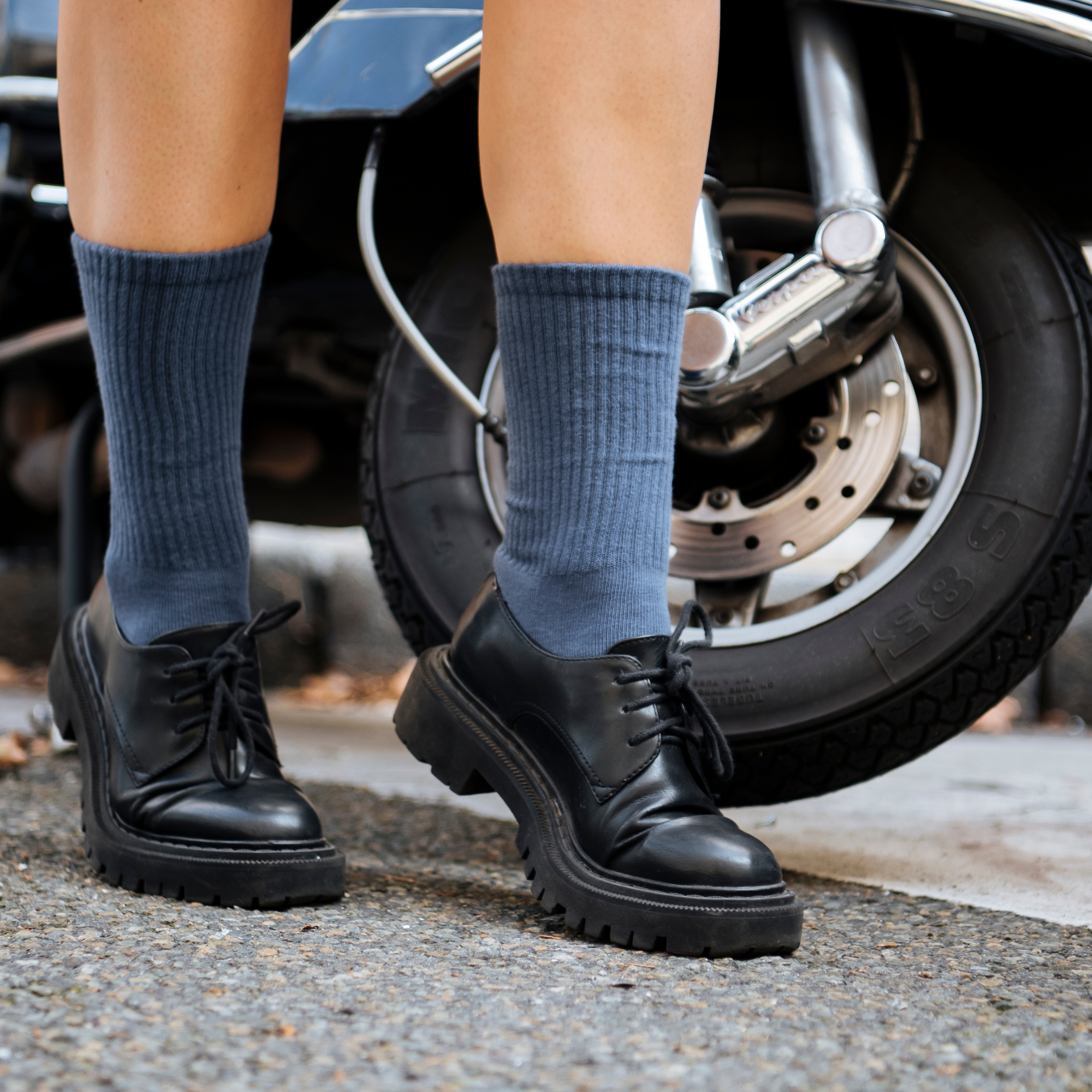 archiduchesse-bleu-de-n-mes-chaussettes-bouclette-courte-coton-mixte image 6