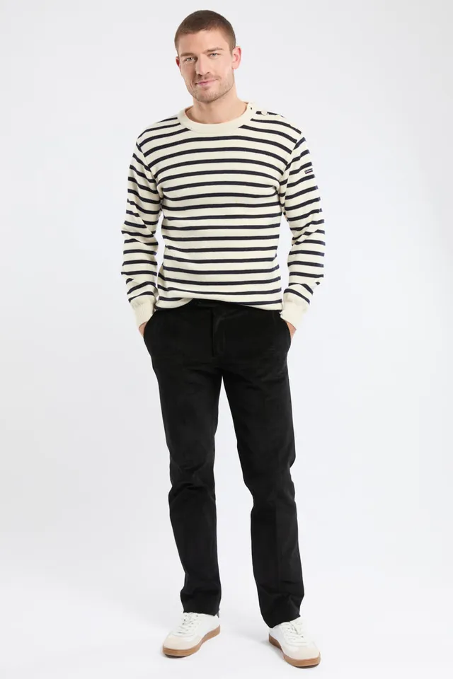 armor-lux-pantalon-de-costume-homme-velours-coupe-droite image 1