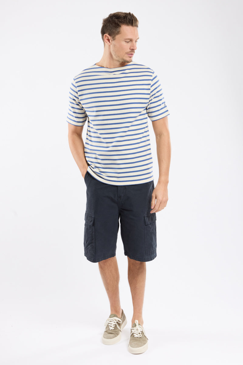 armor-lux-marini-re-homme-manches-courtes-coton-rustique-col-bateau image 3