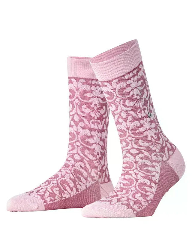 burlington-ornamental-chaussettes-femme-coton-respirant-motif-floral image 1