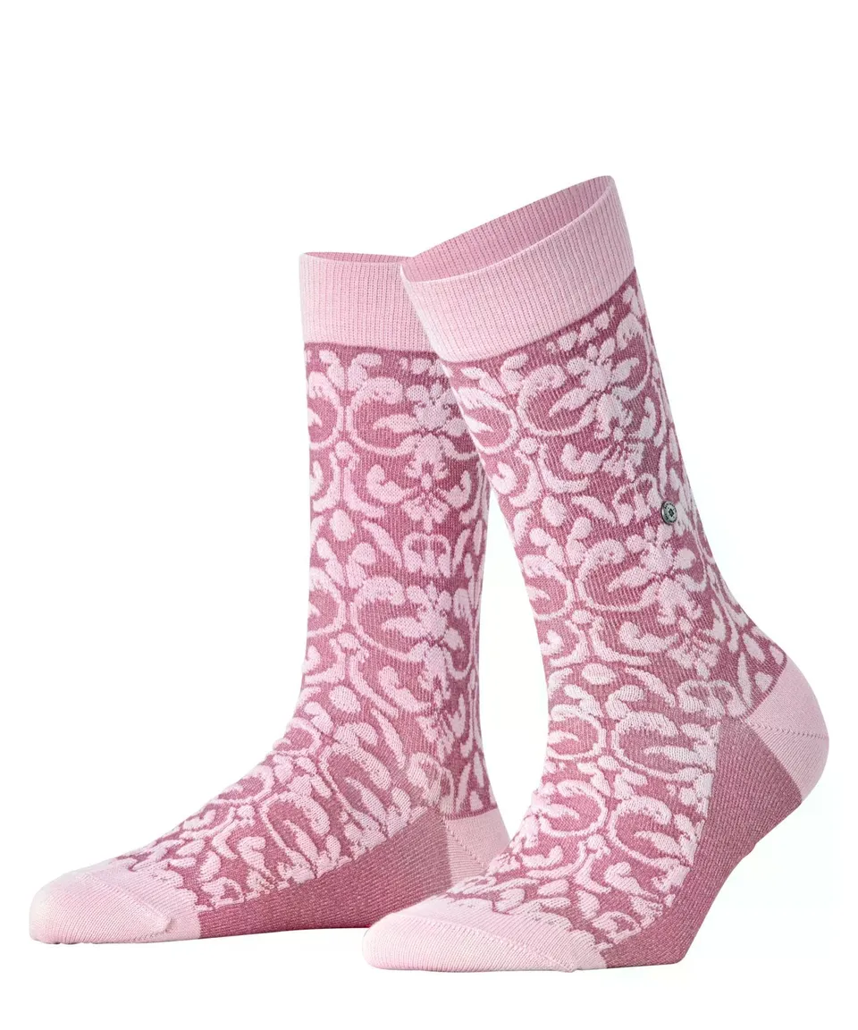 burlington-ornamental-chaussettes-femme-coton-respirant-motif-floral image 1
