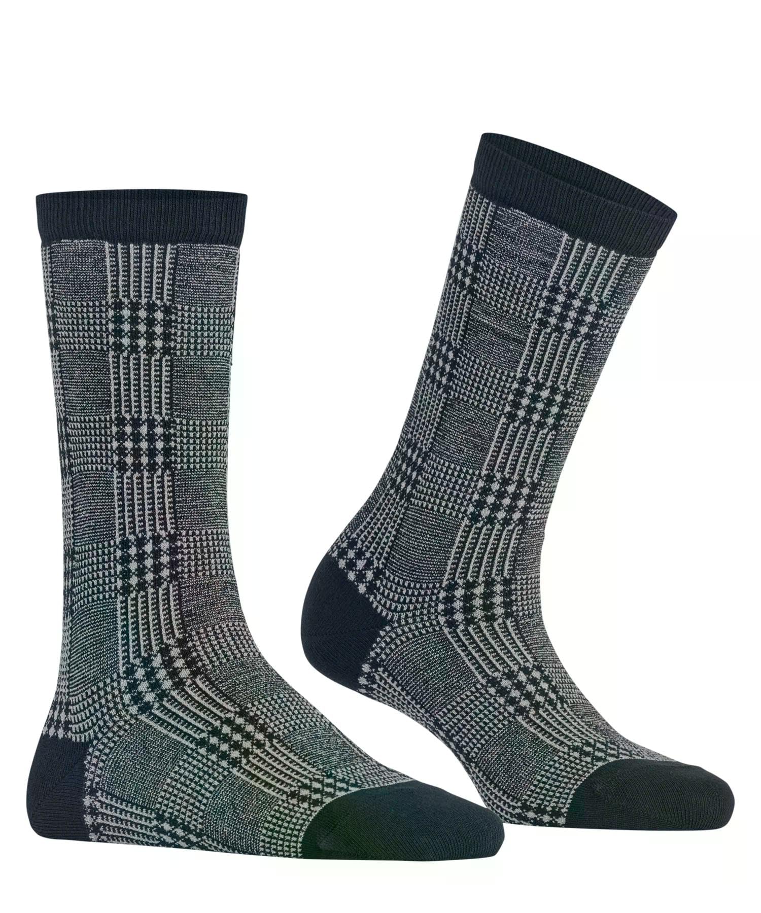burlington-glitter-check-chaussettes-femme-coton-viscose image 3