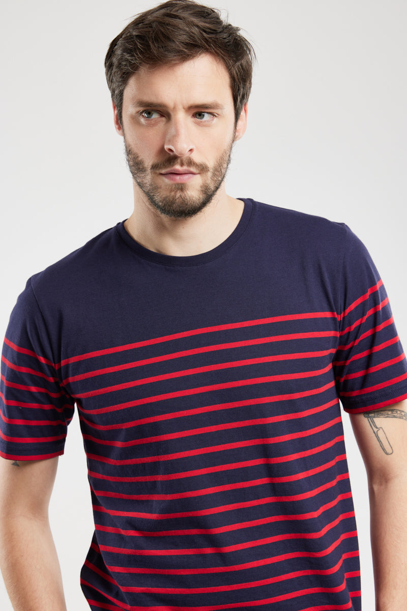 armor-lux-marini-re-etel-homme-manches-courtes-coton-l-ger image 2