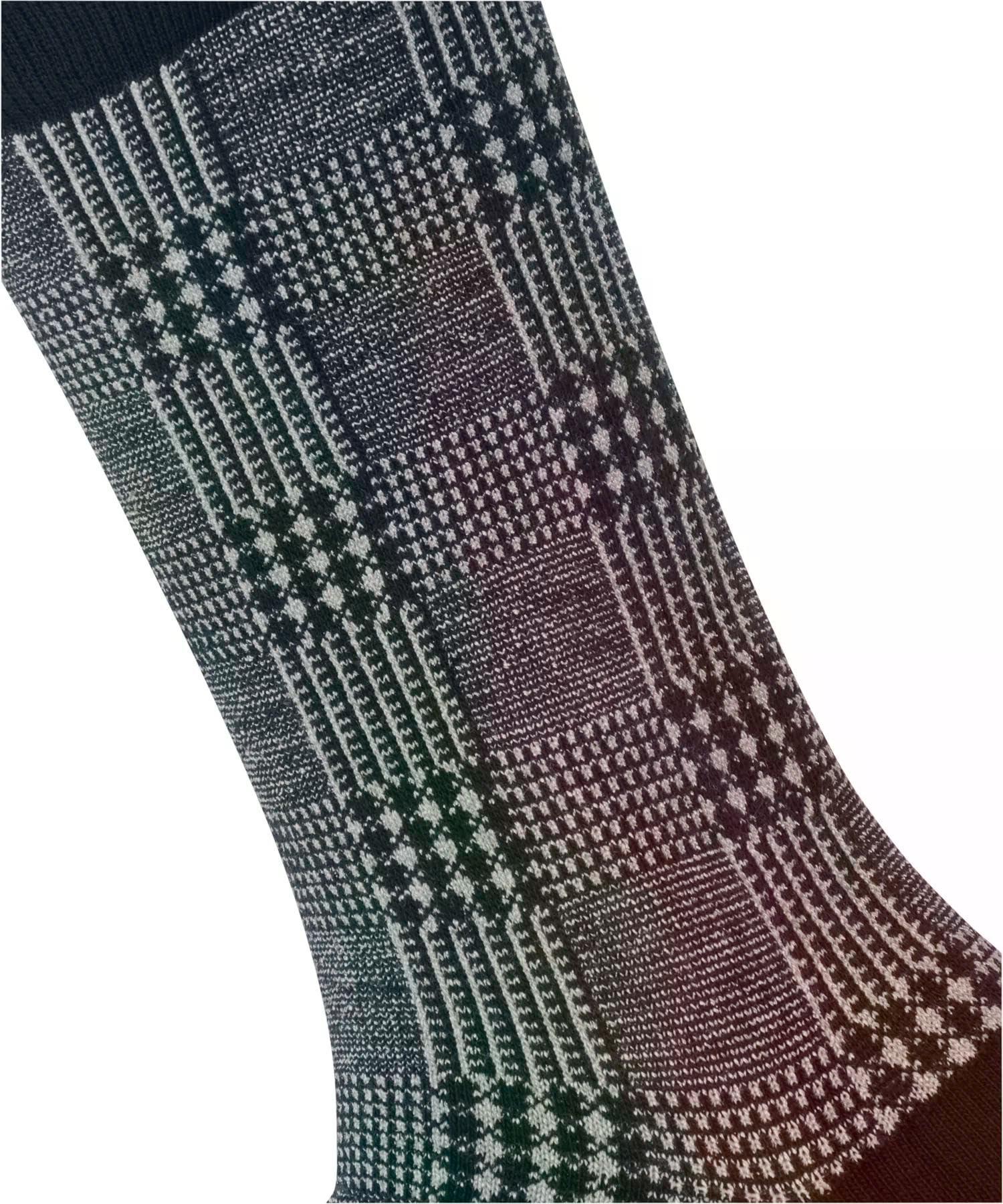burlington-glitter-check-chaussettes-femme-coton-viscose image 4