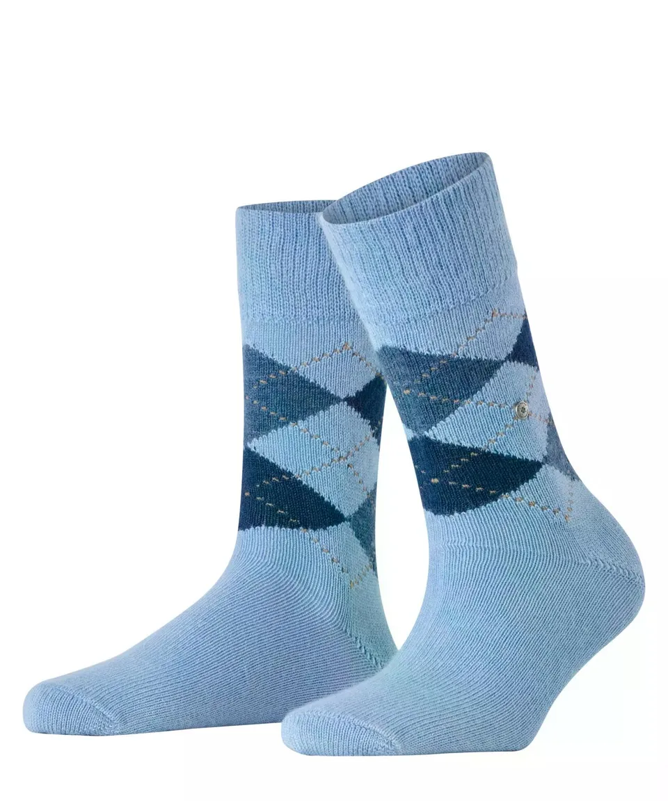 burlington-whitby-chaussettes-femme-bleu-cornflower-6772-36-41 image 1