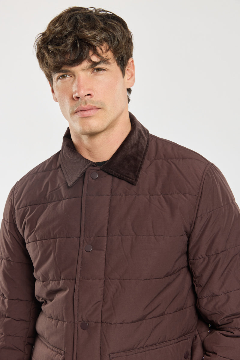 armor-lux-veste-courte-zipp-e-homme-urbain-col-revers-velours image 2