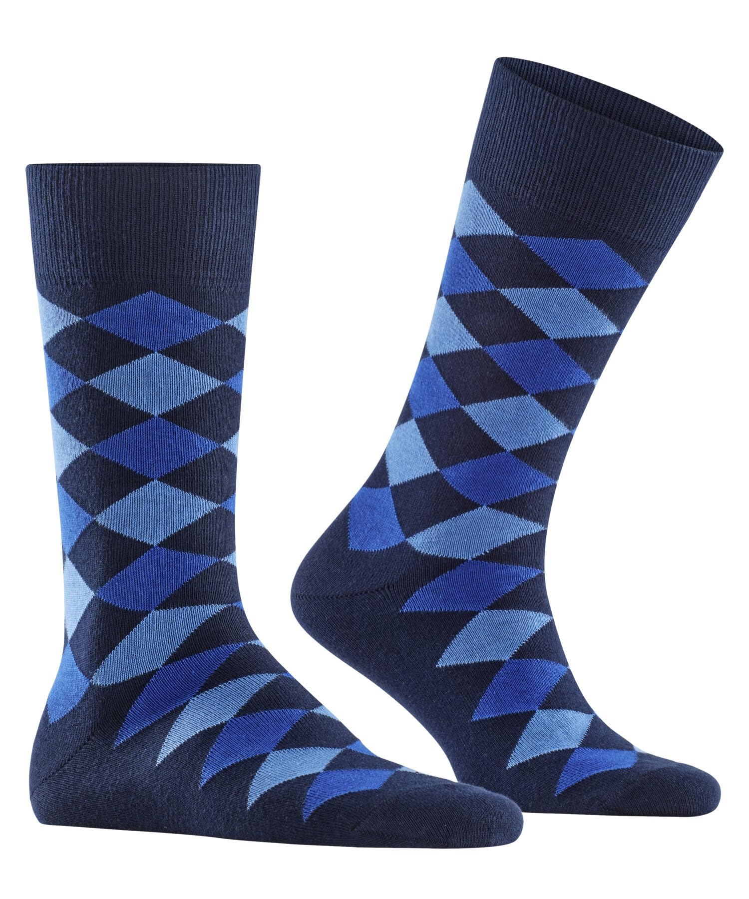 burlington-danny-m-so-chaussettes-fantaisie-homme-coton-bleu-marine-6120 image 3