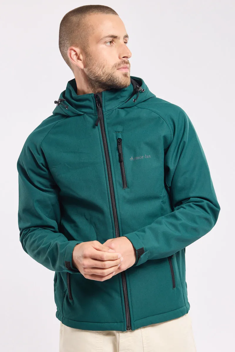 armor-lux-veste-softshell-homme-s-rigraphi-e-d-perlante image 1