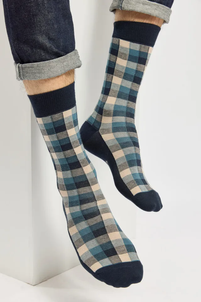 armor-lux-x-maison-broussaud-chaussettes-homme-carreaux-2 image 1