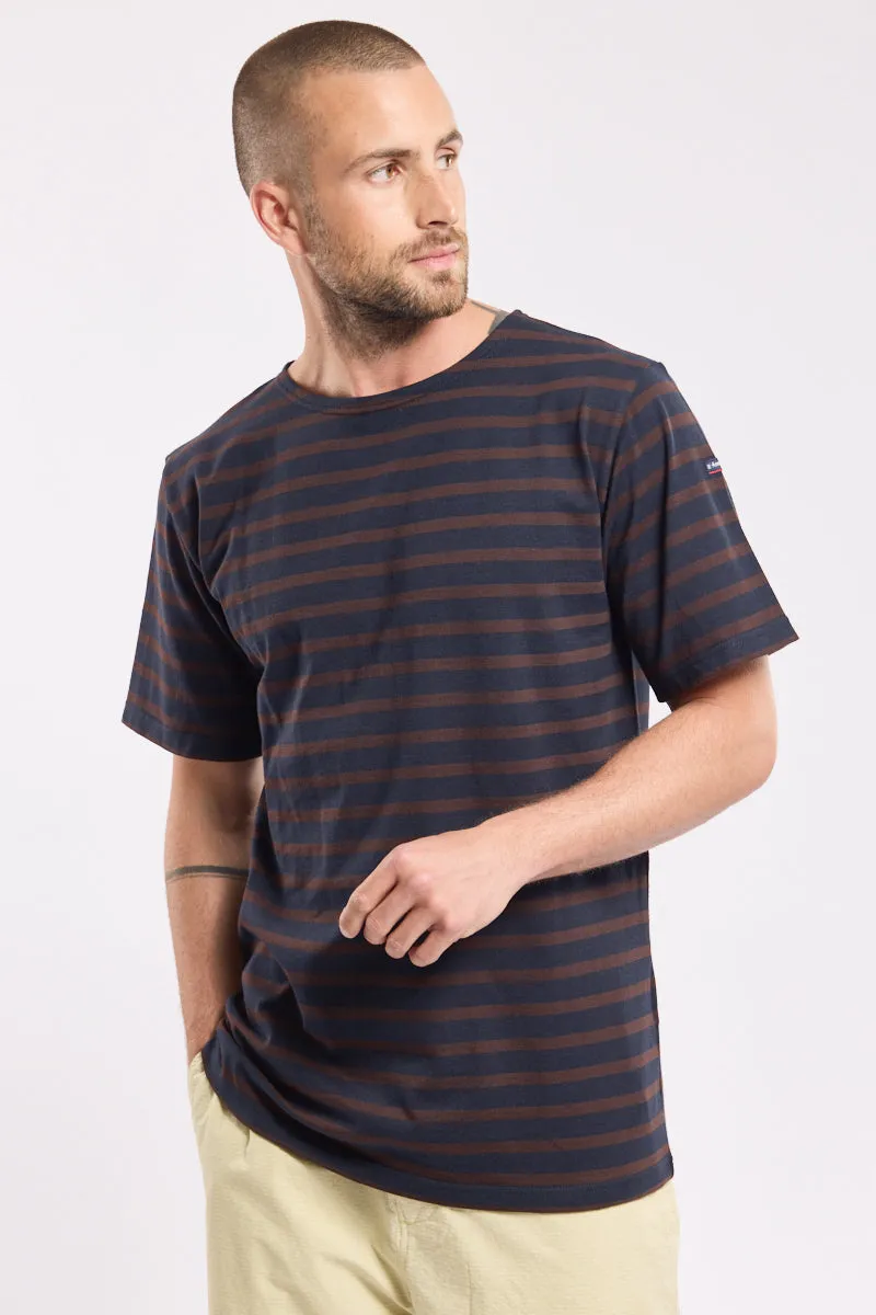 armor-lux-marini-re-manches-courtes-homme-coton-lourd-col-rond image 1