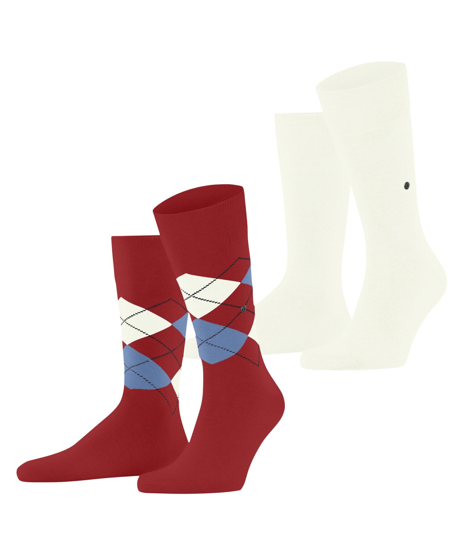 burlington-everyday-argyle-mix-2-pack-chaussettes-homme-coton-respirant image 6