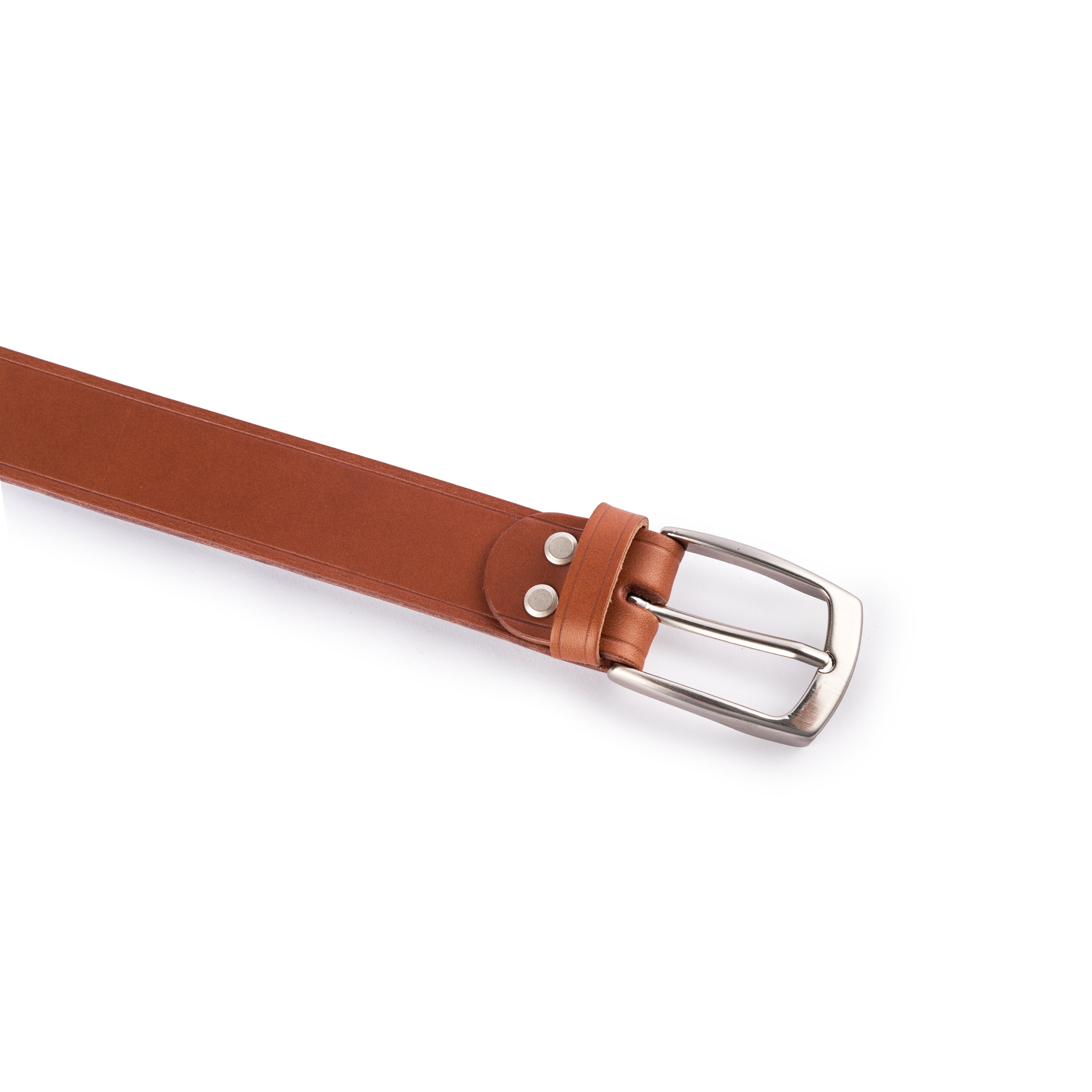 atelier-tuffery-ceinture-en-cuir-marron-fabriqu-e-main image 3