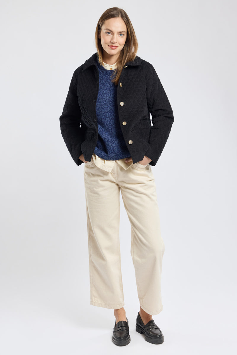 armor-lux-veste-velours-matelass-e-femme-coton image 5