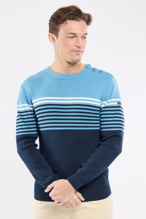 armor-lux-pull-marin-homme-ray-haut-coton-groix image 5