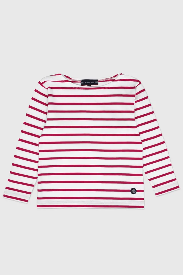 armor-lux-marini-re-kids-coton-l-ger-manches-longues-3 image 1