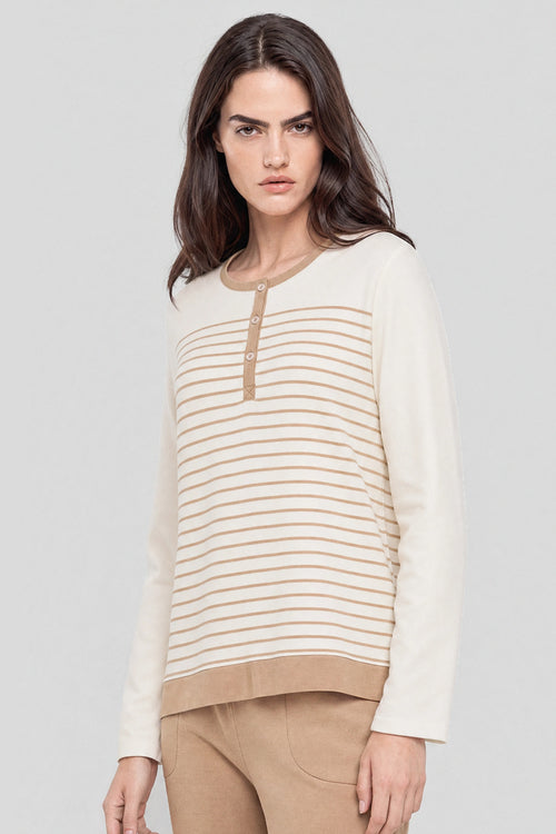 armor-lux-pyjama-long-ray-femme-100-coton image 3