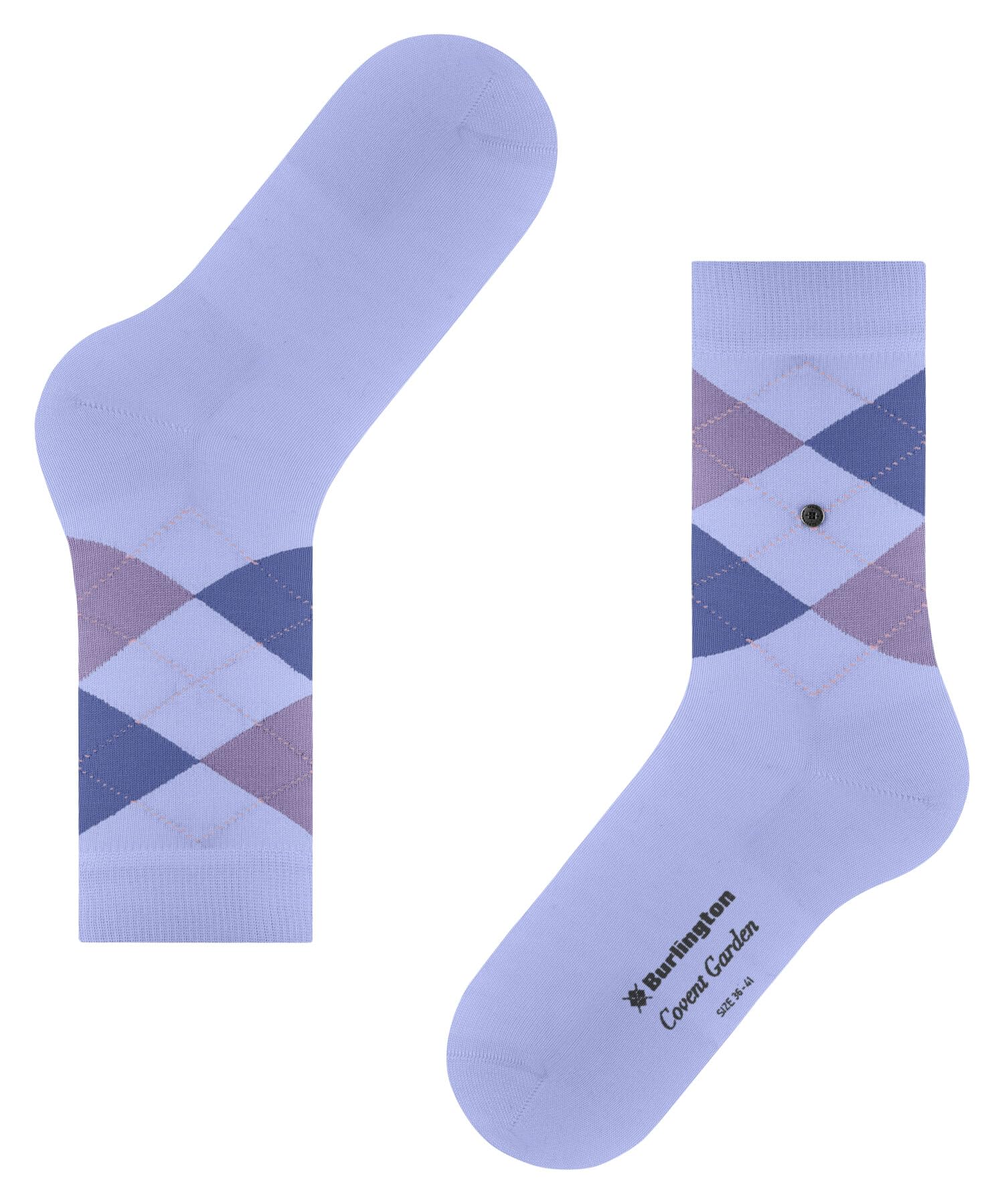 burlington-covent-garden-chaussettes-femme-coton-fantaisie-bleu-sky-blue-6254-36 image 7