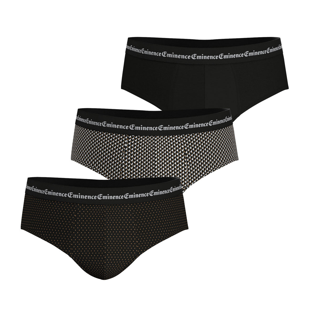 eminence-lot-de-3-slips-homme-business-print-imprim image 1