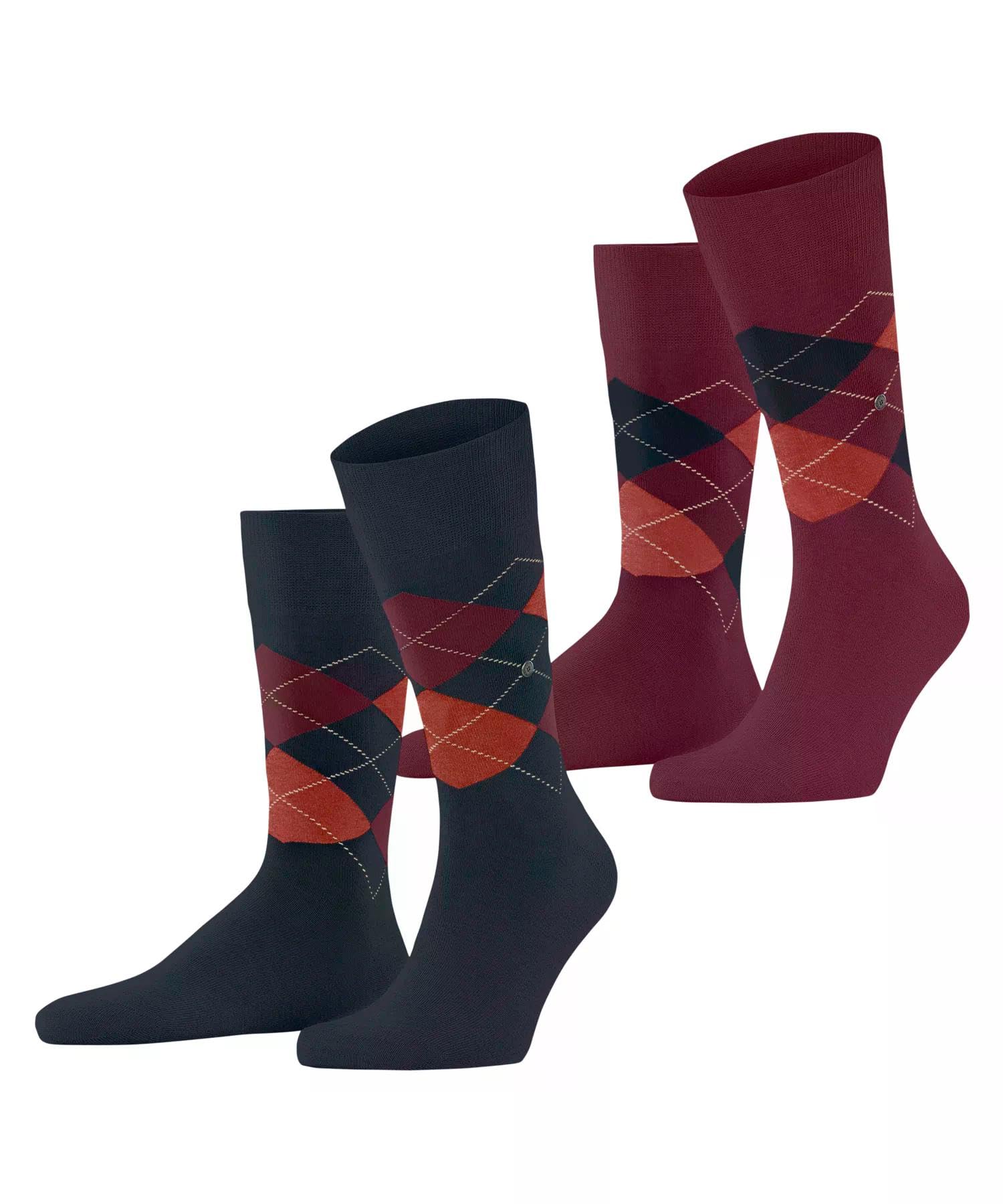 burlington-everyday-argyle-chaussettes-homme-coton-opaque image 1
