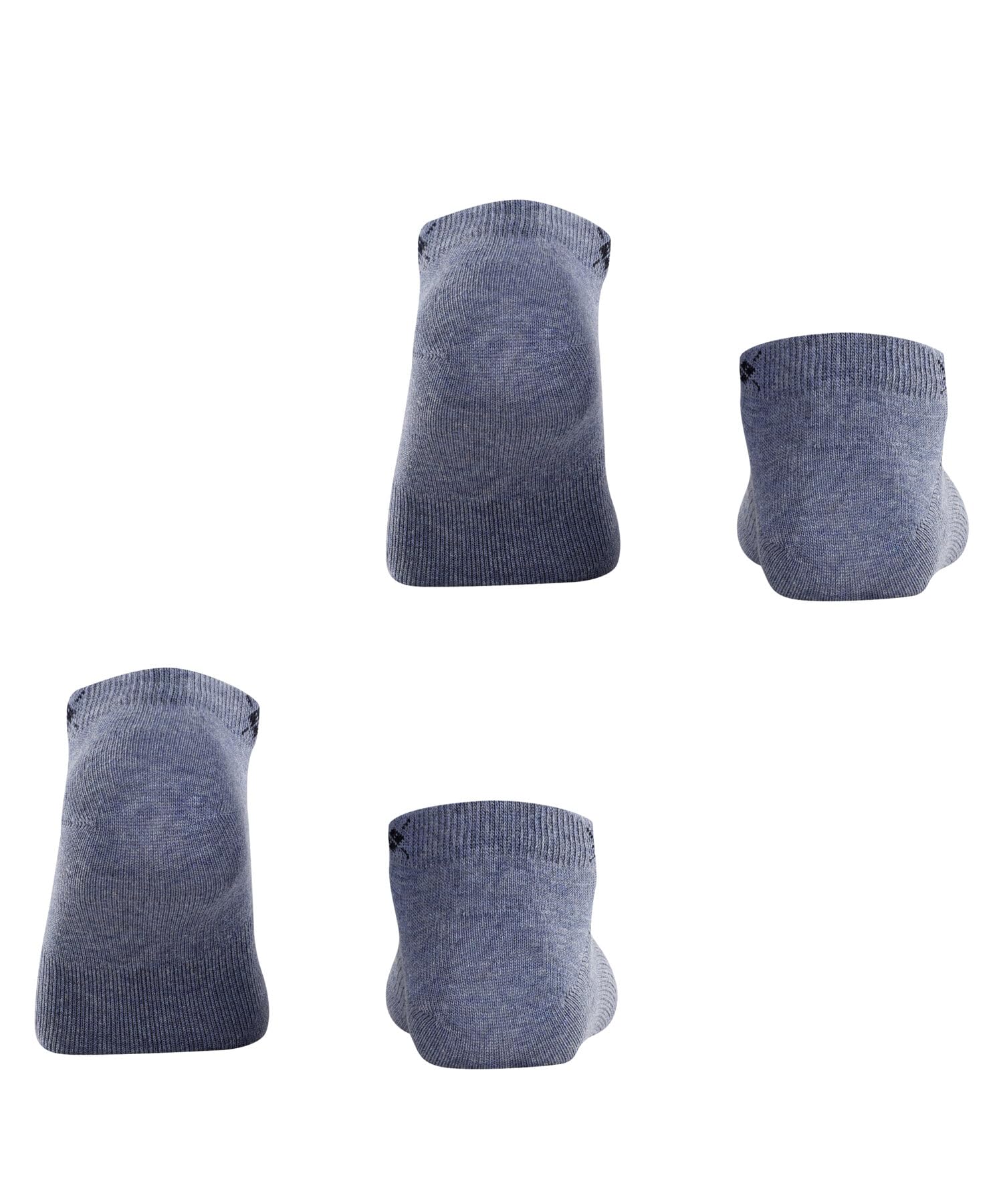 burlington-everyday-sneaker-chaussettes-basses-femme-coton-lot-2-paires-bleu-lig image 2