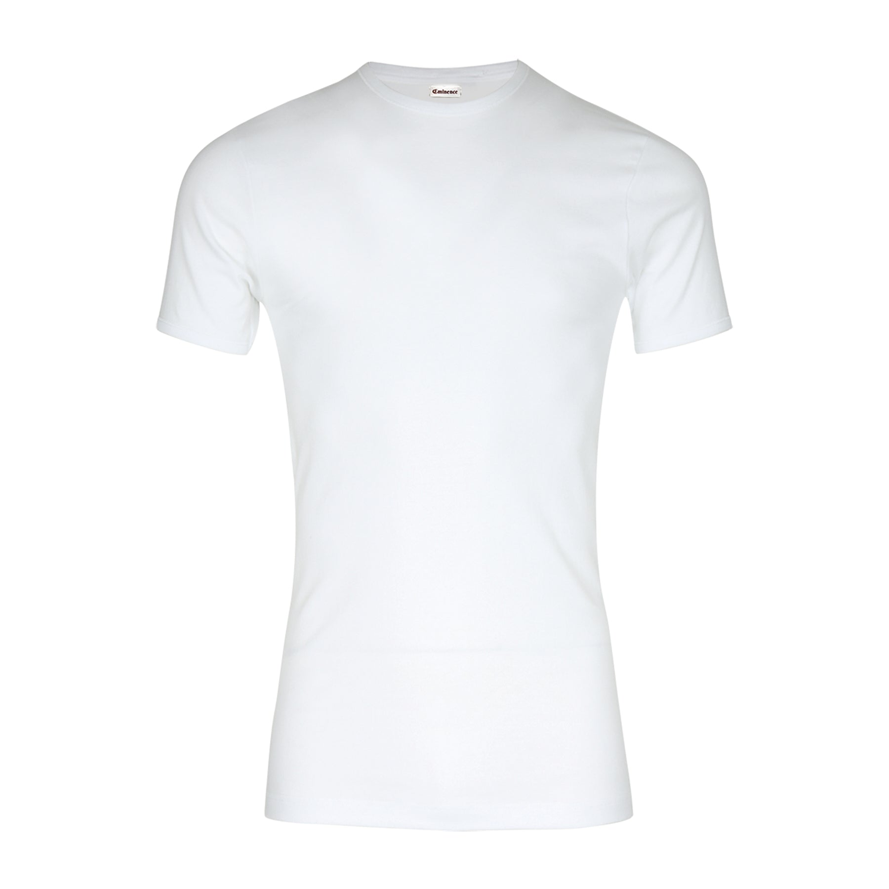 eminence-tee-shirt-col-rond-pur-coton-premium-unisexe-blanc image 3