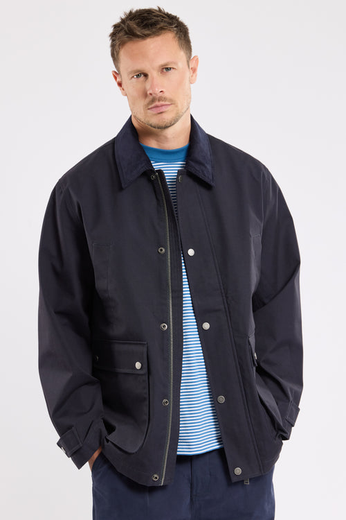 armor-lux-heritage-veste-d-perlante-toile-coton-homme-2 image 3