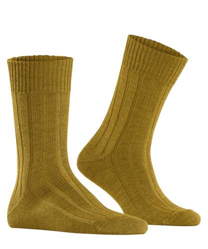 burlington-dover-chaussettes-homme-laine-jaune-moutarde image 8