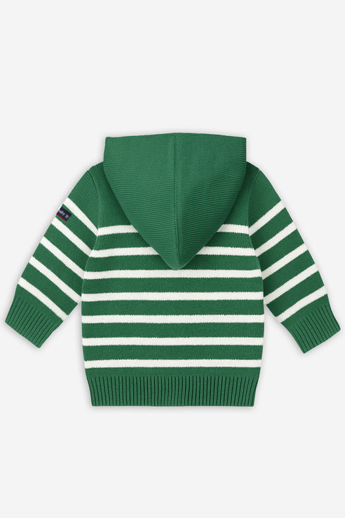armor-lux-cardigan-b-b-zipp-capuche-coton image 3