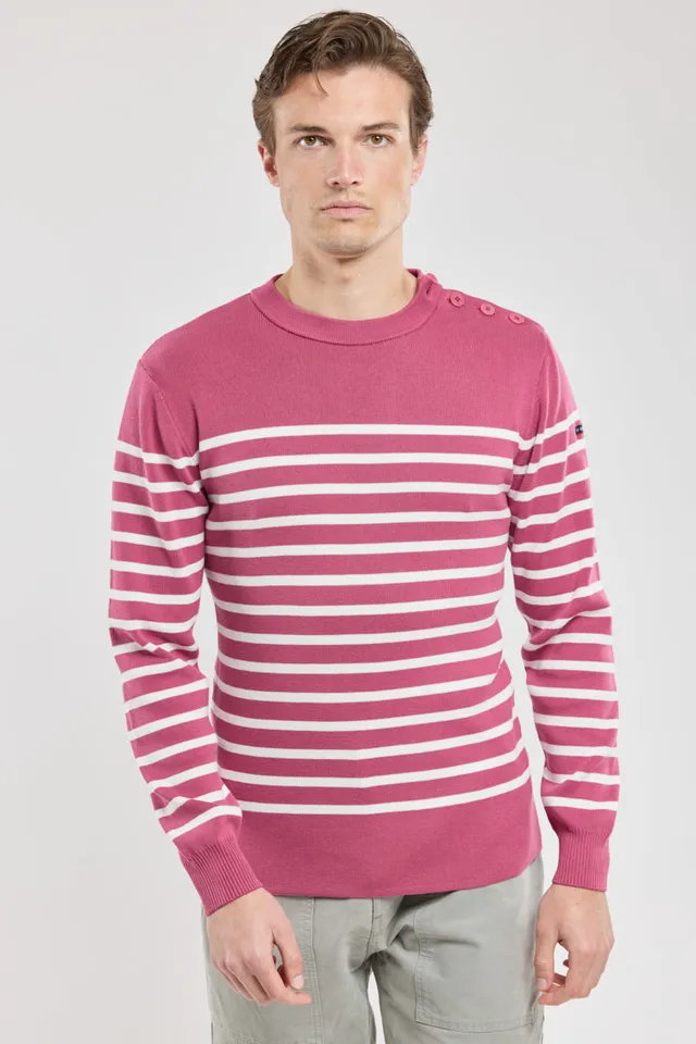armor-lux-groix-pull-marin-ray-homme-100-coton-2 image 1