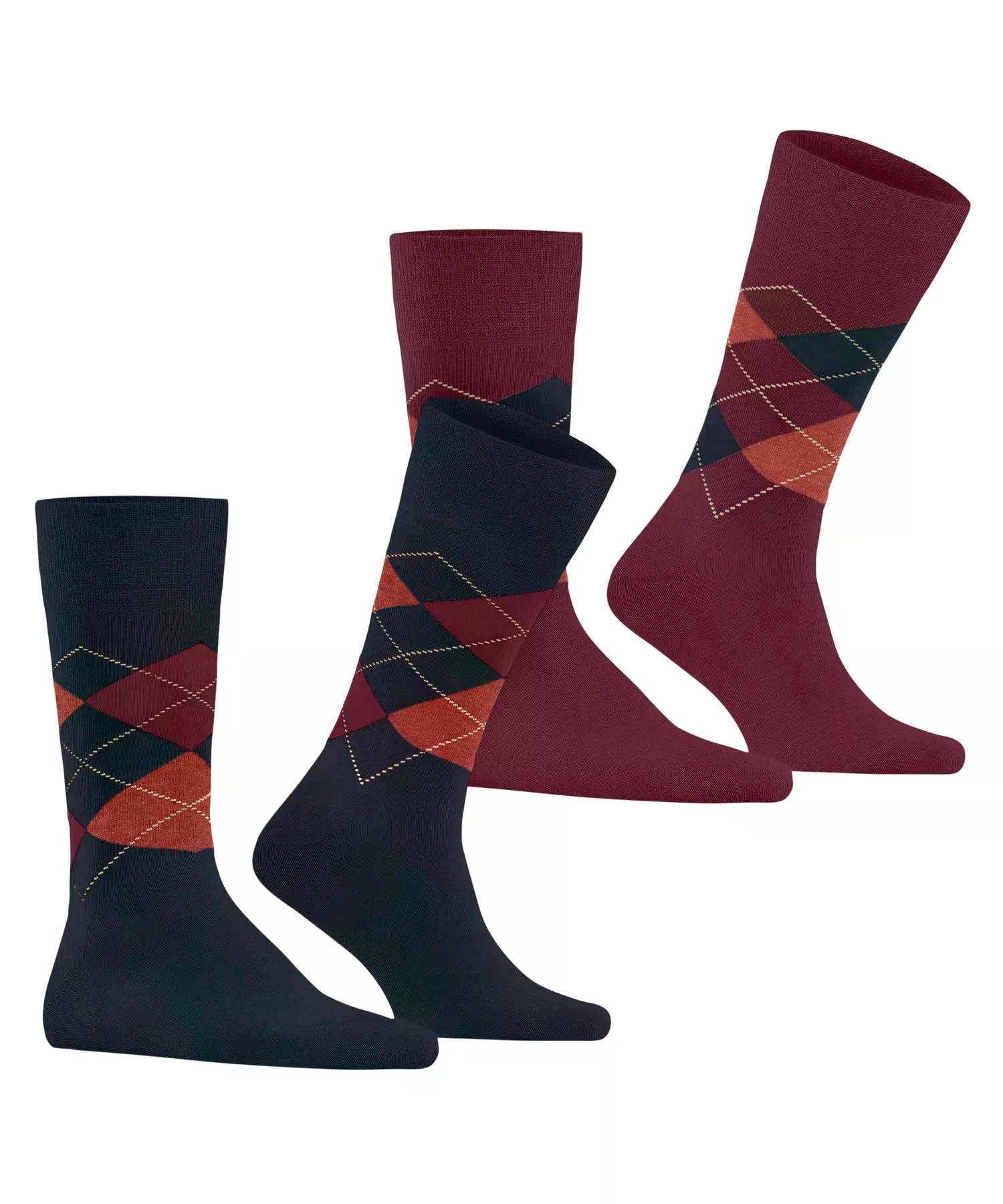 burlington-everyday-argyle-chaussettes-homme-coton-opaque image 4