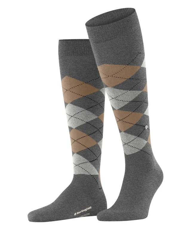 burlington-edinburgh-chaussettes-longues-homme-laine-gris-dark-grey-40-46 image 1