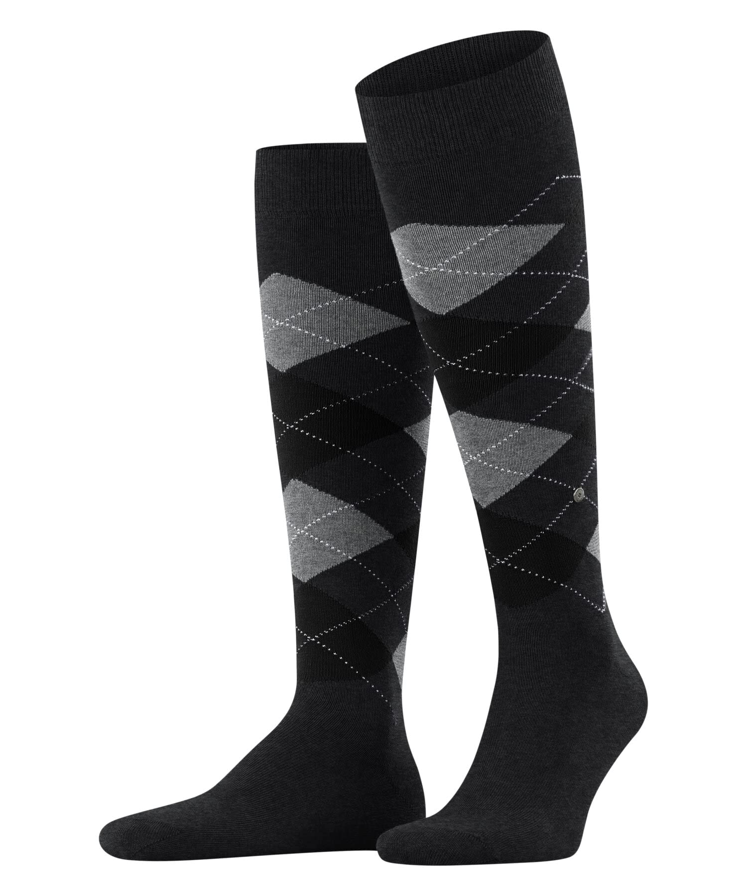 burlington-king-chaussettes-longues-homme-coton-gris-new-grey image 1