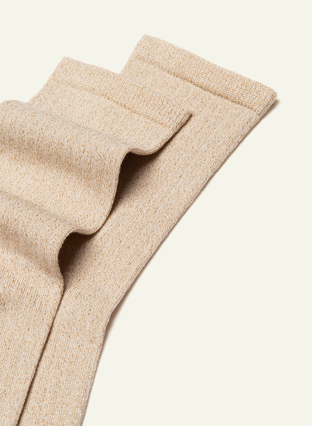 archiduchesse-paillet-e-champagne-chaussettes-courtes-lurex-cr-me image 4