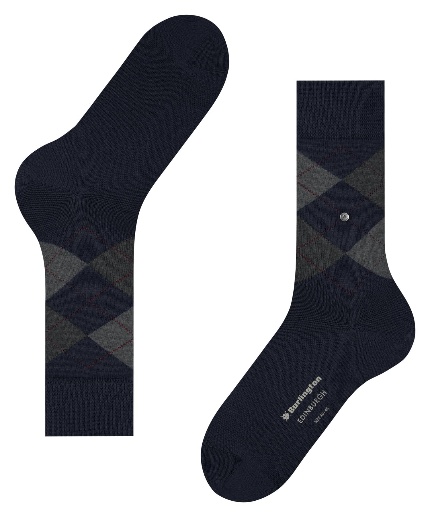 burlington-edinburgh-chaussettes-homme-laine-bleu-marine-6123-40-46 image 5