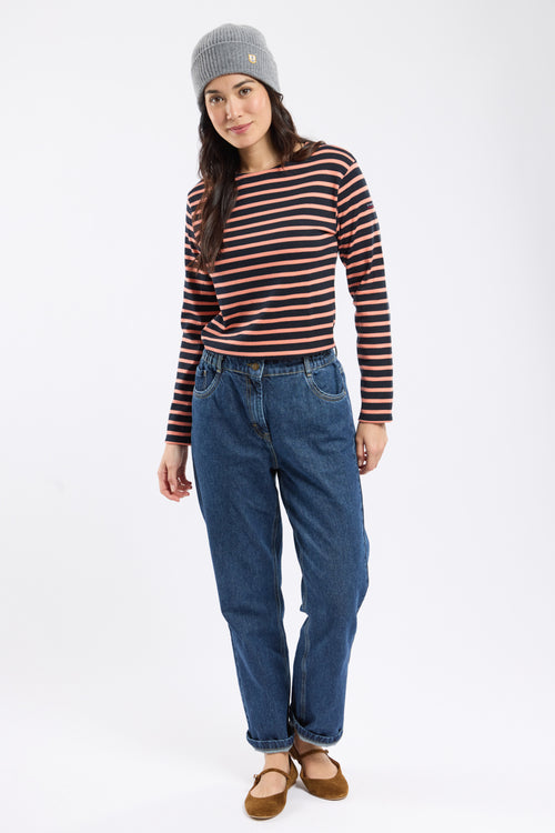 marini-re-armor-lux-amiral-femme-coton-rustique-manches-longues-col-rond image 3