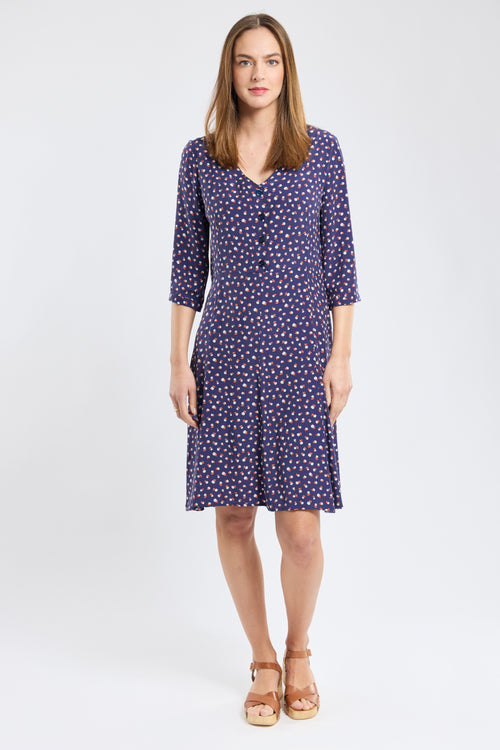 armor-lux-h-ritage-robe-fleurie-femme-cupro-manches-3-4 image 5