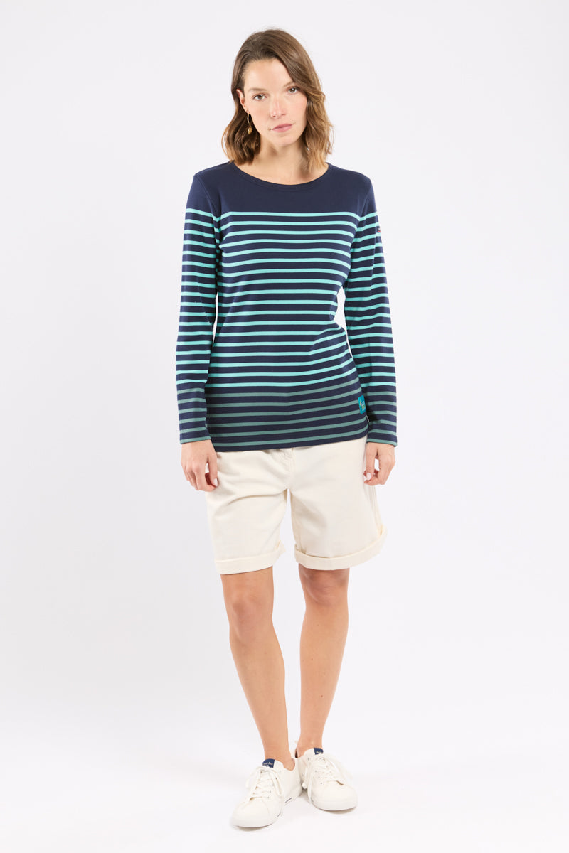 armor-lux-amiral-marini-re-femme-bicolore-coton-pais-route-du-rhum image 3