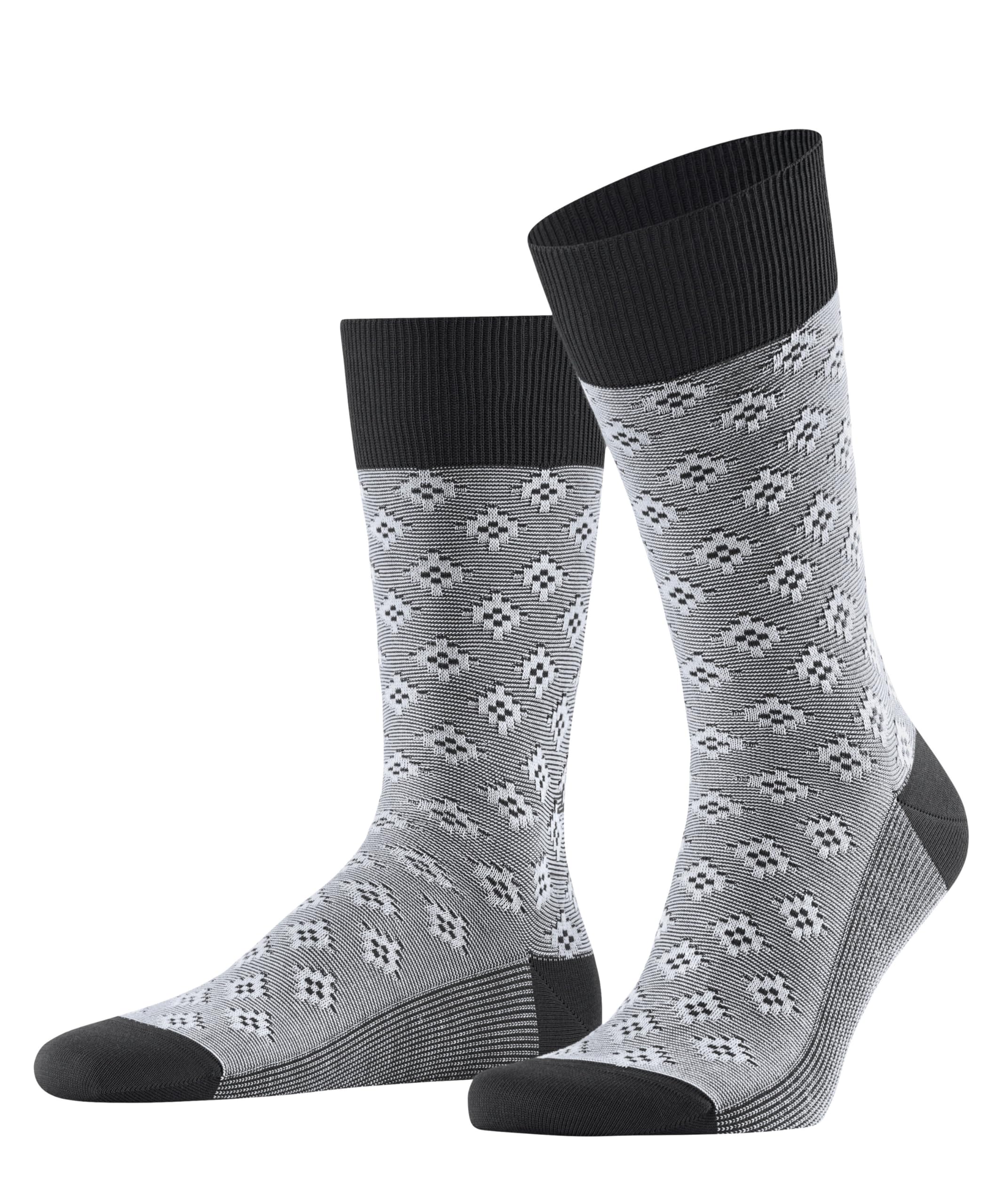 burlington-fresco-flair-chaussettes-homme-mi-mollet-coton-motif-fantaisie image 8