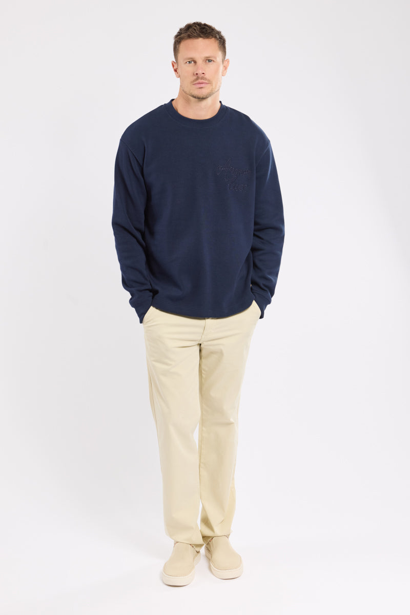 armor-lux-heritage-sweat-brod-homme-coton-pais-428g-m image 3