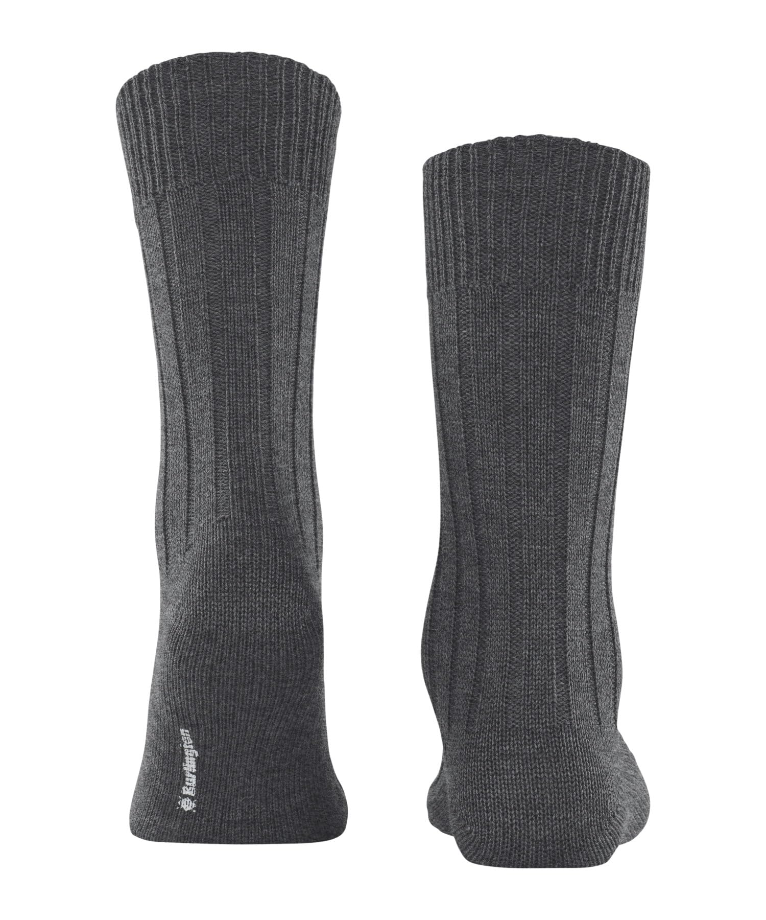 burlington-chaussettes-dover-homme-laine-unie-gris-fonc-40-46 image 2