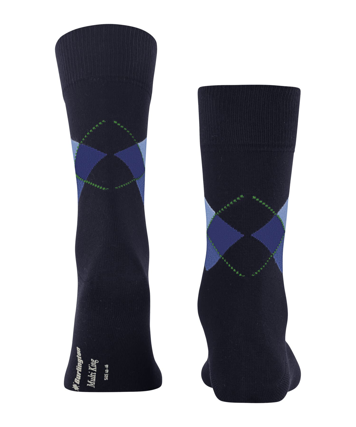 burlington-multi-king-chaussettes-homme-argyle-coton-bio image 2