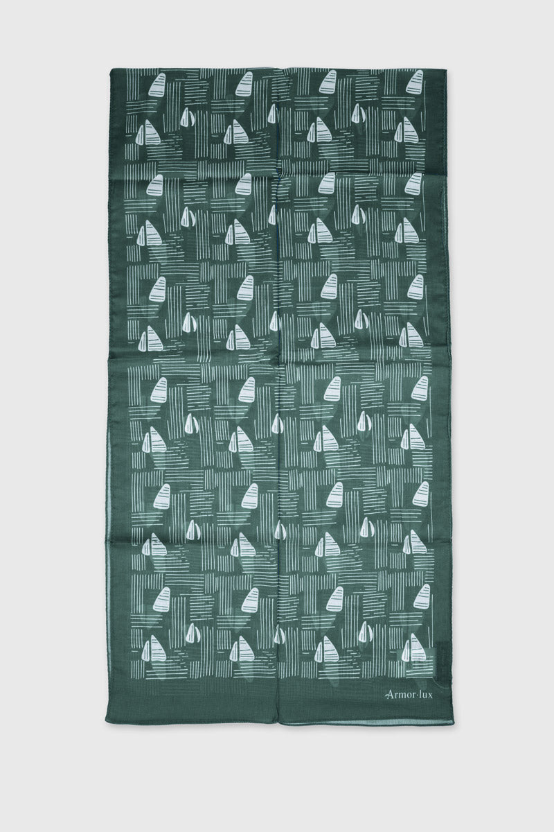 armor-lux-foulard-imprim-unisexe-coton-50-x-180-cm image 2